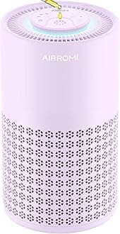 Air Purifier for Bedroom with True H13 HEPA 3-in-1 Filters, Pet Air Purifiers for Home Cat Pee Smell, Covers Up to 990 Ft², Quiet 360° intake Air Cleaner for Allergies Dust Smoke Odor Purple