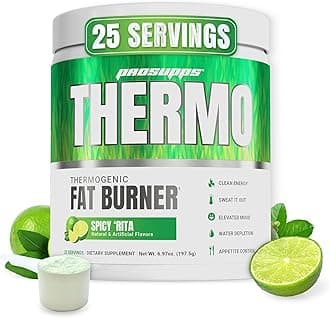 PROSUPPS Thermogenic Fat Burner Powder, Spicy Rita - Weight Loss & Metabolism Booster Pre Workout Supplement for Women & Men - Supports Appetite Control & Boosts Energy - Gluten-Free - 25 Servings