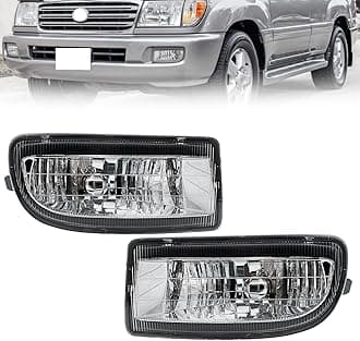 WILD BEAR Driving Fog Lights Fit For 1998-2007 Land Cruiser FJ100, Front Bumper Lights Without Switch Harness