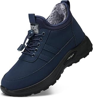 SHIBEVER Winter Snow Boots for Women: Warm Fur Lined Ankle Booties Comfortable Slip on Waterproof Outdoor Short Shoes