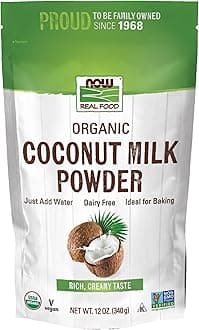 Organic Coconut Milk Powder, Dairy Free/ Vegan, Just Add Water, 12-Ounce
