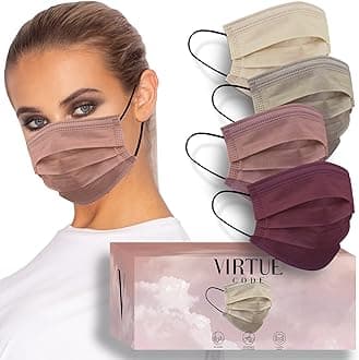 VIRTUE CODE Support Mask. 50 Disposable Face Masks for Men and Women