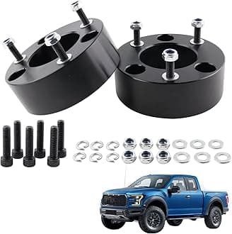 3" Front Leveling Lift Kits,Raise Your Vehicle 2 inchs Front Lift Leveling Kit Compatible with 2004-2021 Ford F150 4WD/2WD, Does Not Fit Raptor