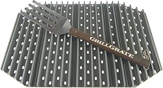 GrillGrate Grill Grate for PK 360 Grill | Premium Charcoal Grill Accessories | Hard Anodized Aluminum | 15″ Deep x 22.5″ Wide