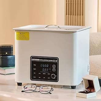 CREWORKSCreworks 10L Digital Ultrasonic Cleaner, 2.6 gal Quiet Ultrasonic Cleaning Machine with Degas Mode and 7 Oscillation Levels, 240W Professional Ultrasound Cleaner with 300W Heater & Timer for Home Use