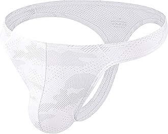 - Men's Thong G-String Underwear Micro Mesh Bulge Pouch Thong Panties Soft Stretch Bikini T-Back Underwear