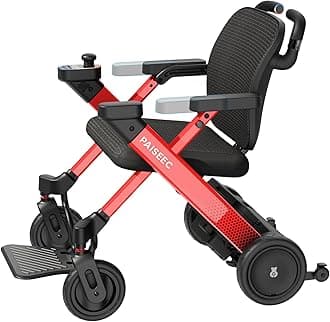 Paiseec 3-in-1 Electric Wheelchair with Push-Assist, Power Wheelchair Walker Combo for Adults, Easy Operation and Folding, ProSafety Driving System, Airline Approved, 300lbs Capacity, Model W3