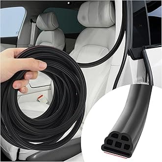 32.8Ft Upgraded Car Weather Stripping Door Seal,Three-Layer Weather Stripping Self-Adhesive Seal Gaps from Drafts&Noise,Universal Rubber Car Door Seal/Protectors for Most Cars (32.8Ft)