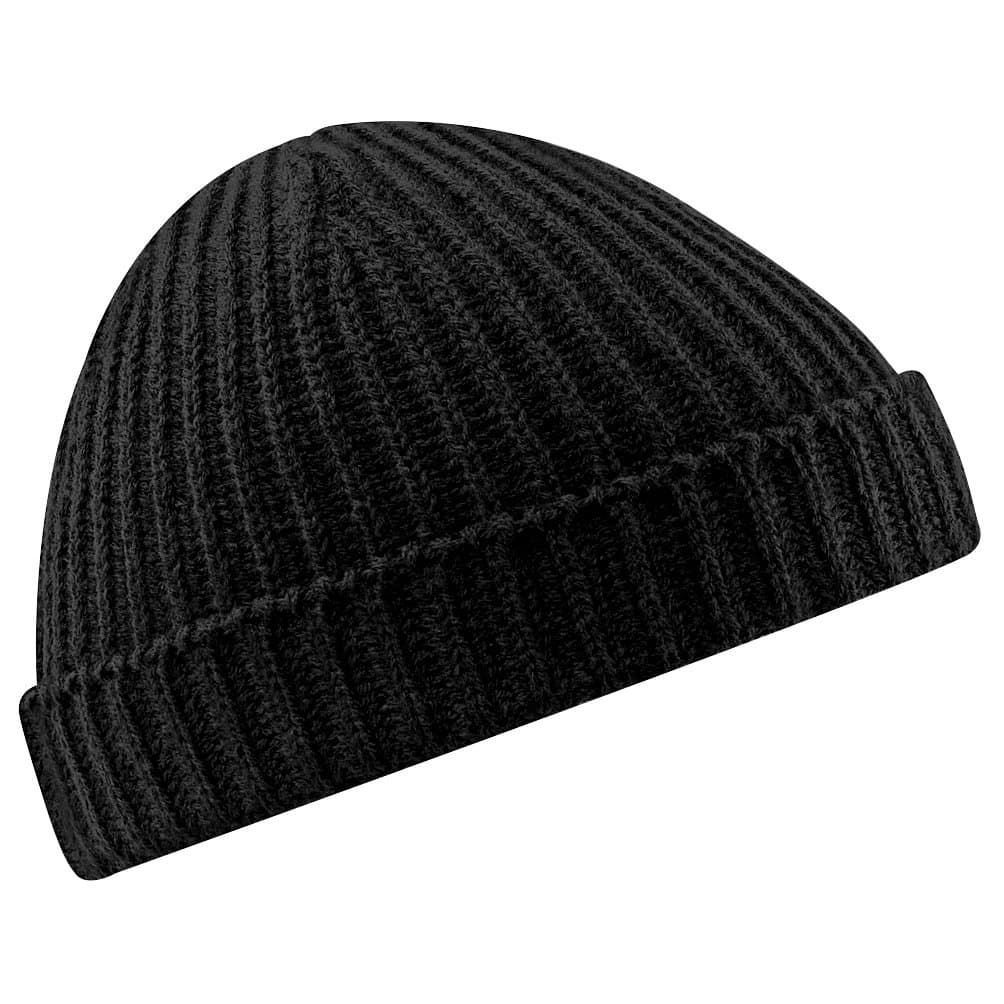 Beechfield Unisex Trawler Beanie One Size Black