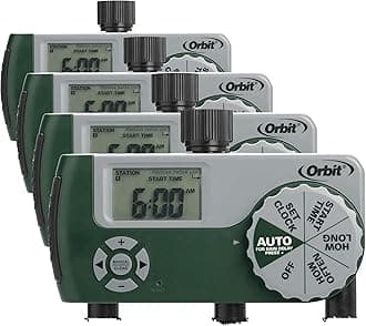 Orbit 56082 3-Outlet Programmable Digital Hose Watering Timer,(Pack of 4)