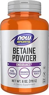 Now Sports Nutrition, Betaine Powder, Endurance*, Pure Powder, Enhances Performance*, Maintains Muscle*, 6 oz (170 g)