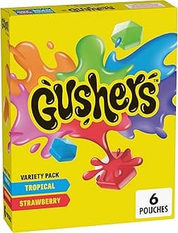 Gushers strawberry splash & tropical flavored, 4.8 oz, 6count