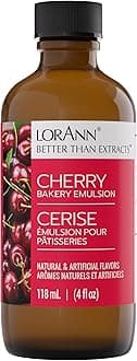 Cherry Bakery Emulsion: Perfect for Enhancing Fruit Undertones in Baked Goods, Gluten-Free, Keto-Friendly, Cherry Extract Alternative Essential for Your Kitchen