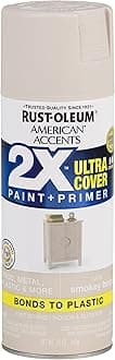 Rust-Oleum327934 American Accents Spray Paint, 12 Ounce, Satin Smokey Beige