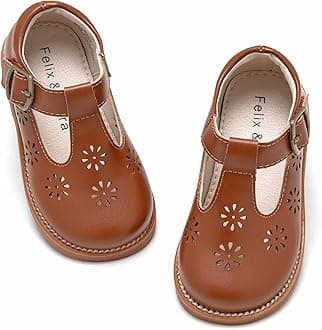 Toddler Little Girl Mary Jane Dress Shoes - Ballet Flats for Girl Party School Shoes