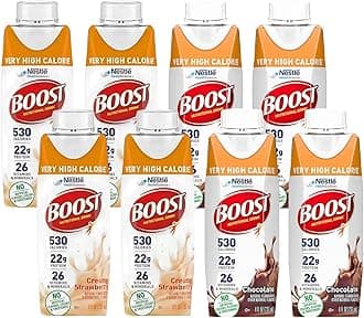 Very High Calorie Nutritional Drink (8 Fl Oz (Pack of 8), Strawberry & Chocolate)