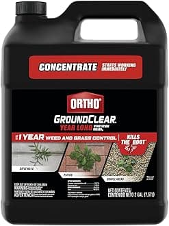 GroundClear Year Long Vegetation Killer2 Concentrate - Weed Killer Concentrate, Kills and Prevents Weeds Up to 1 Year, 2 gal.