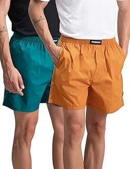DAMENSCH Mens Boxer Shorts Solid Group 3 Underwear (pack of 2)