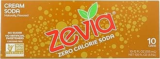 Zero Calorie Soda, Cream, 12 Fluid Ounce