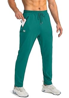 G GradualMen's Sweatpants with Zipper Pockets Tapered Joggers for Men Athletic Pants for Workout, Jogging, Running