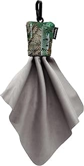 Spudz 6"x6" Alpine Classic Microfibre Cloth, Glasses Cleaner, Screen Cleaner and Lens Cleaner - Alpine Mountain Camo, Standard 6 x 6 Inches