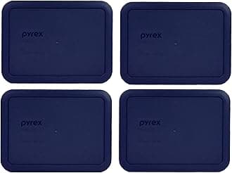 Pyrex 7210-PC Rectangle Blue 3 Cup Storage Lid for Glass Dish (4)