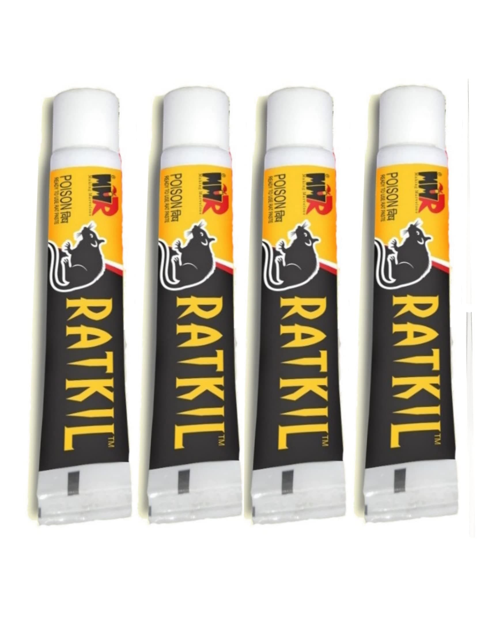 Big Rat Killer Powerful Strong Paste for Home Hotel Storage Rodent Control Die 35 gm - Pack of 4, Big (4)