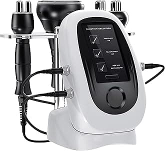 Elitzia 3 in 1 Beauty Body Shaping Machine 4 Polar RF 80K Cavitation Ultrasound Convenient for Home Use Multifunctional Facial Skin Care Massager Whole Body Usable Beauty Salon Equipment ETD101