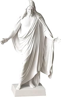 Deseret Book - Christus Statue - Christian Decor - Jesus Statue - Jesus Home Decor - Inspirational Sculpture - Christian Living - 19"