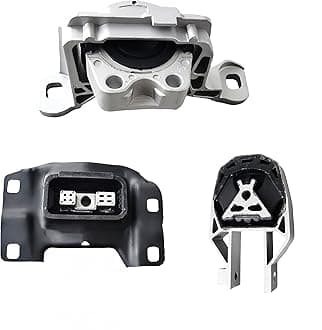 3Pcs Engine Motor Transmission Mount Set Compatible with Focus 2012 2013 2014 2015 2016 2017 2018 2.0L L4 Replacement for A5520 CV6Z6068A A5646 CV6Z6038C A5612 AV6Z6068A