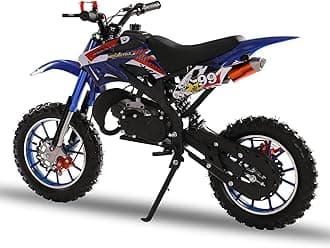 Kids Gas-Powered Dirt Bike - Off-Road Motocross for Age 13+, 49CC Pit Bike With 10" Wheels, Mini Motorbike for Boy Girl Birthday Xmas Gifts