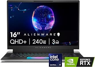 X16 R2 Gaming Laptop - 16-inch QHD+ 240Hz 3ms Display, Intel Core Ultra 9-185H, 32GB LPDDR5X RAM, 1TB SSD, NVIDIA GeForce RTX 4080 12GB GDDR6, Windows 11 Home, Onsite Service - Lunar Silver