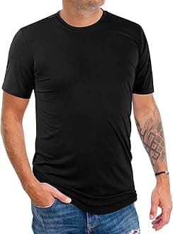 2&5 Pack Men's Sports T Shirts,Crew Neck Breathable Quick-Dry Short Sleeve, Lightweight Gym Tee for Athletic Running Casual