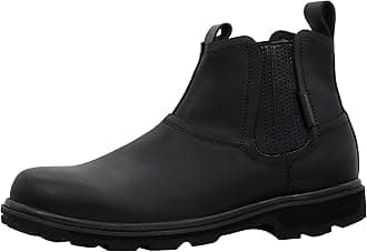 Skechers Men's Blaine Orsen Ankle Boot, Black/Black, 8 M US
