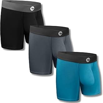 Real Men Bulge Enhancing Pouch Underwear for Men – 1, 3 and 6 Pack Set - Modal Boxer Briefs ABCD Pouch