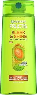 Fructis Sleek & Shine Shampoo, Frizzy, Dry, Unmanageable Hair, 22 fl. oz.