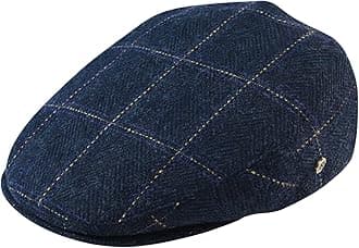 VOBOOM Men's Herringbone Flat Ivy Newsboy Hat Wool Blend Gatsby Cabbie Cap