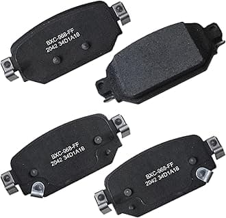 Bendix Premium SBC2042 Ceramic Rear Brake Pads for Mazda 3 2018-2017, 3 Sport 2017, CX-3 2022-2019