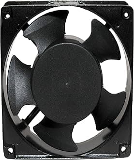 AC Axial Cooling Blower Exhaust Rotary Fan, Size : 4.75"" inches (12x12x3.8cm),Black", 12 cm (AC12038K)