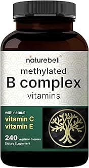 Methylated B Complex Vitamins, 240 Veggie Capsules | Multivitamin B Complex |...