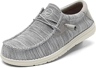 Men's Walking Boat Shoes-Slip On&Lace Up Casual Loafers, Comfortable & Lightweight Work Shoes | for Home, Leisure Travel, Driving Shoes