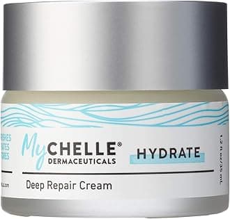 MyChelle Dermaceuticals Deep Repair Cream- Rich Facial Moisturizer to Boost Skin Renewal and Reduce Aging Signs, Enriched with Antioxidants and Kombucha Tea for Hydration, 1.2 fl oz