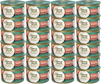 Fancy FeastWild Salmon Florentine Cat Food, 3 oz (Pack of 24)