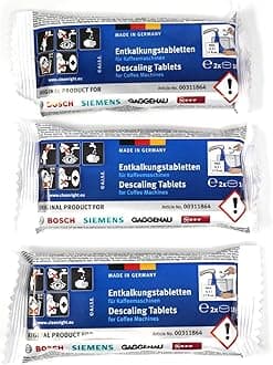 Bosch Original Tassimo Descaling Tablets (1 Box of 6 Tablets) c/w