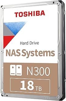 N300 18TB NAS 3.5-Inch Internal Hard Drive - CMR SATA 6 Gb/s 7200 RPM 512 MB Cache - HDWG51JXZSTA