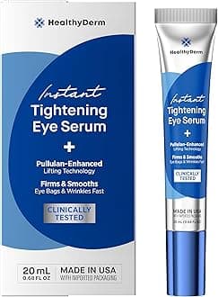 Instant Under Eye Lift Serum - Reduces Eye Bags, Wrinkles, Puffy Eyes, Dark Circles & Crow’s Feet in Minutes - Advanced Firming Polysaccharide Formula for Mature Skin - 20 mL