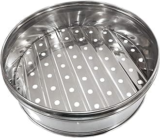 Stainless Steel Dim Sum Steamer Sunrise Kitchen Supply (8.5")