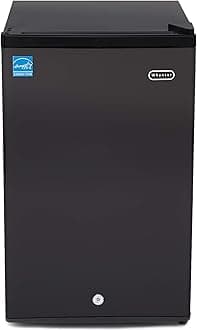 CUF-301BK 3 cu. ft Energy Star Upright Freezer with Lock – Black
