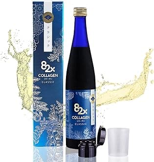 82X Classic Collagen - Marine Fish Tuna Collagen Peptides Liquid Drink for Skin Hair Nails from Japan with 82 Fermented Plants, Vitamins, Minerals & Supplements