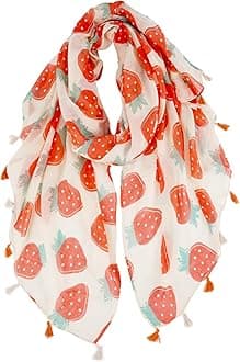 GERINLY Stylish Scarves for Women Lightweight Fashion Lace Printed Wrap Scarfs Shawl for Dress